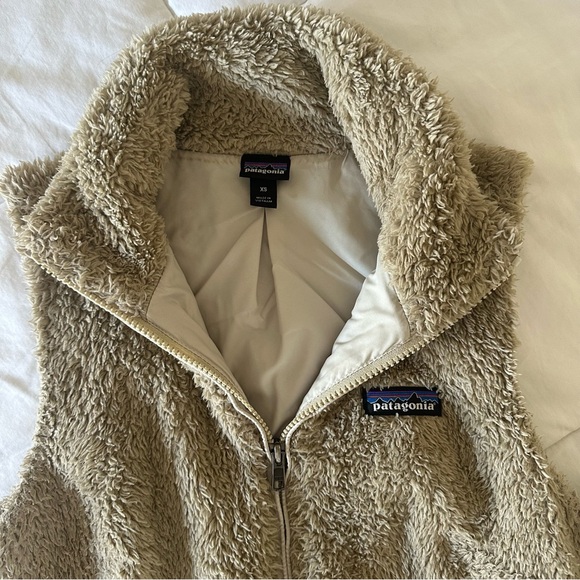 PATAGONIA Los Gatos Sherpa Fleece Vest | Women’s, Beige/Tan, XS | Like New! - Picture 10 of 11